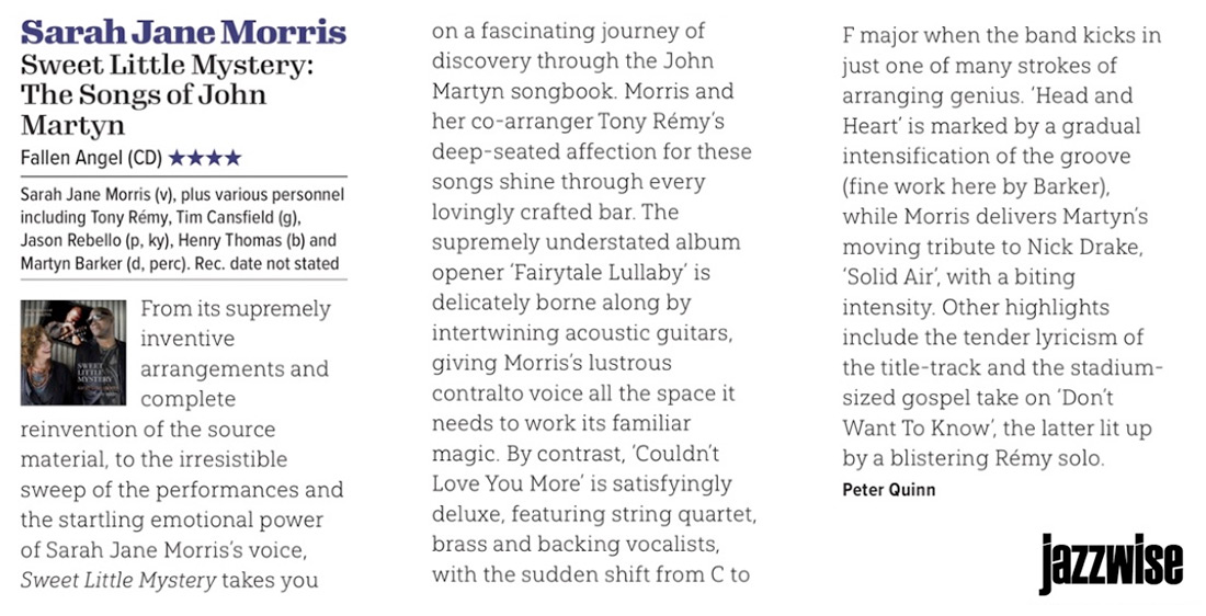 Jazzwise review